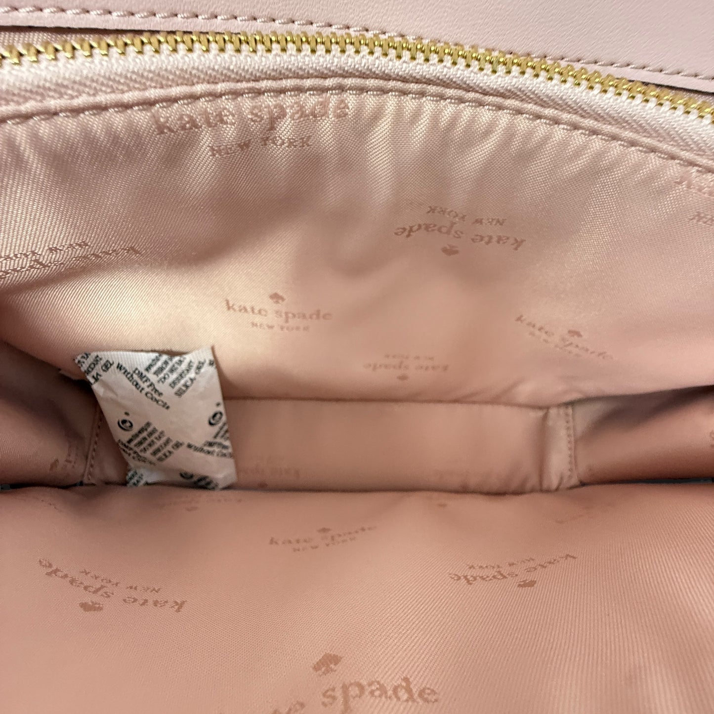 Voyage Leather Shoulder Bag Designer By Kate Spade, Size: Medium