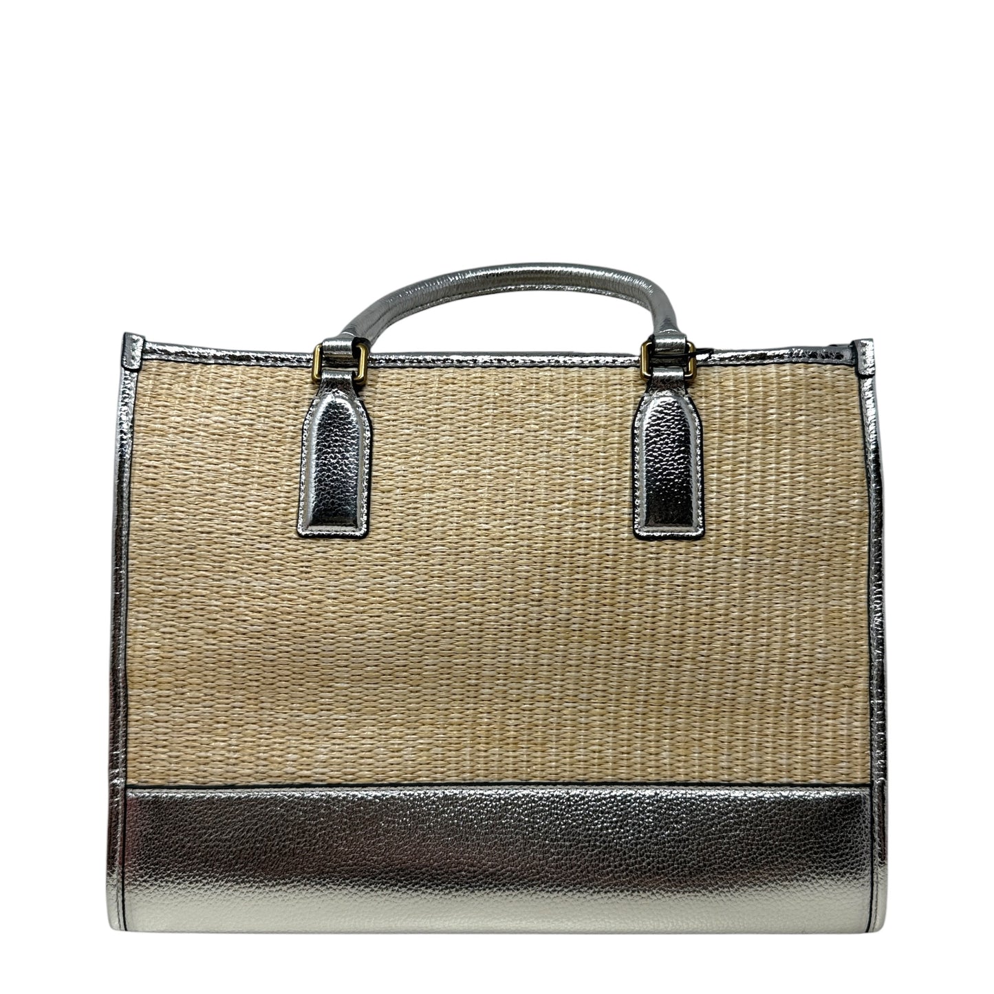 Chiswick Raffia Tote Designer By Kurt Geiger, Size: Medium