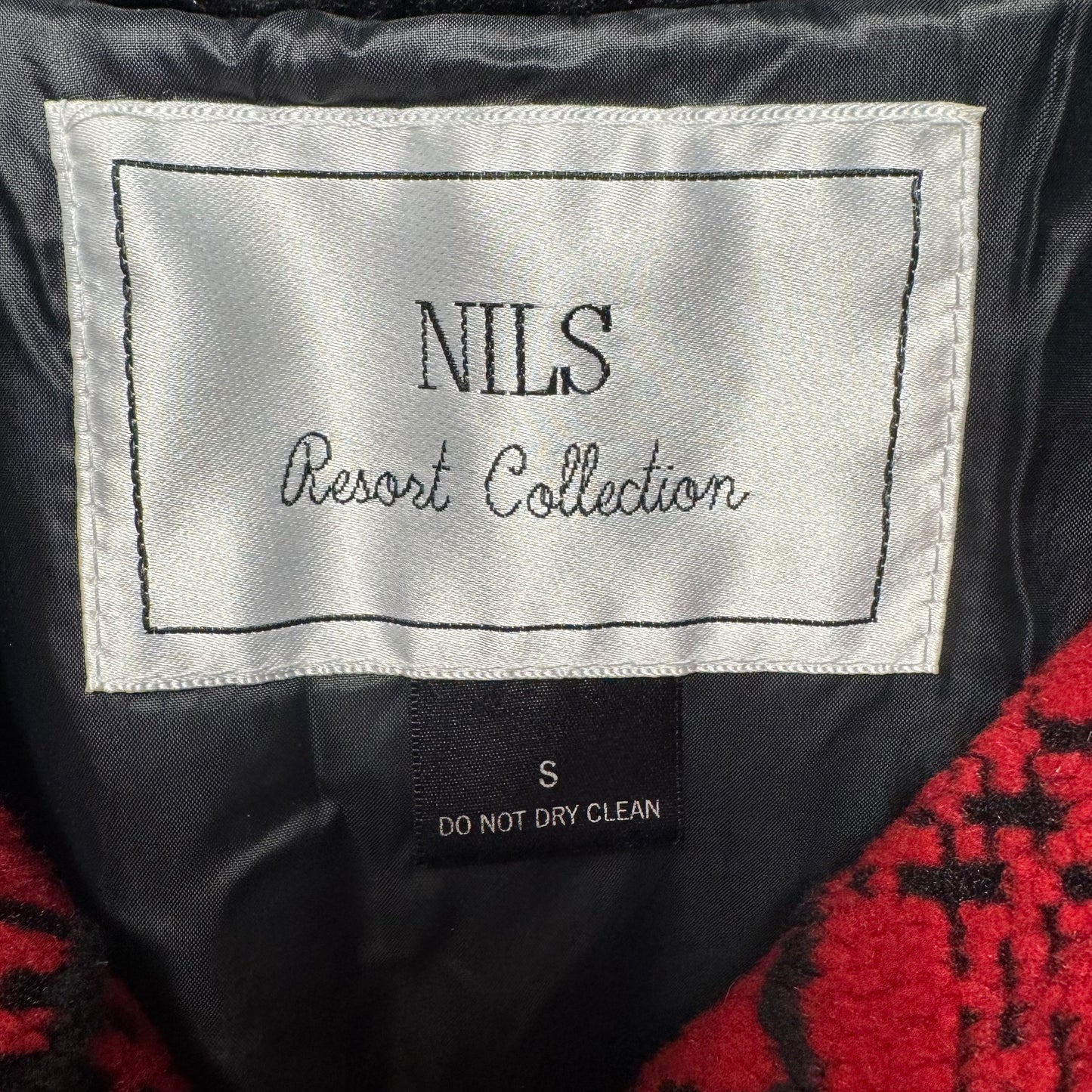 Jacket Faux Fur & Sherpa By NILS Resort Collection In Red, Size: S