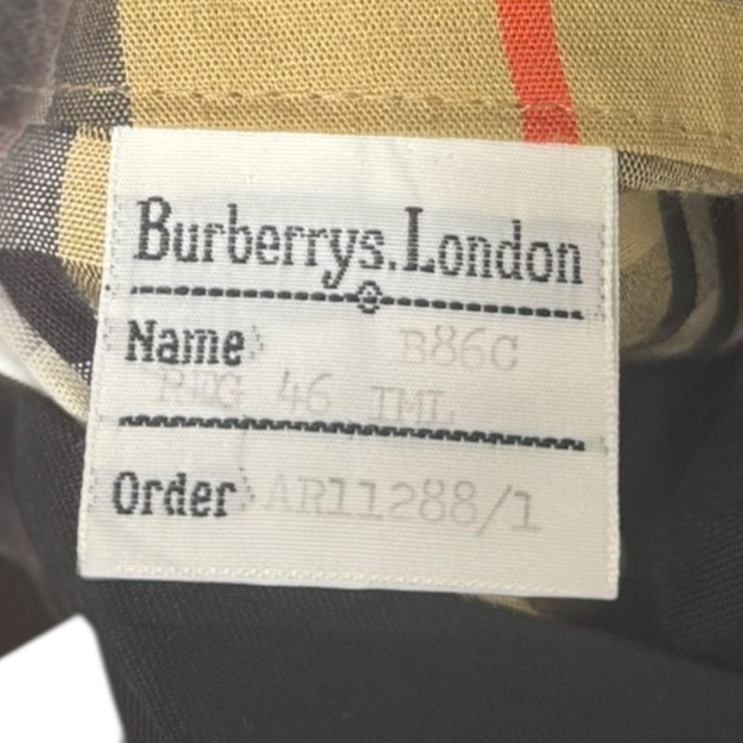 Nova Check Lined Belted Coat Luxury Designer By Burberry In Black, Size: XL (EU 46)