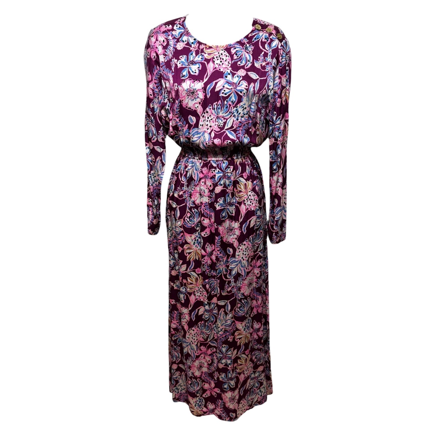 Dress Designer By Lilly Pulitzer In Floral Print, Size: 6