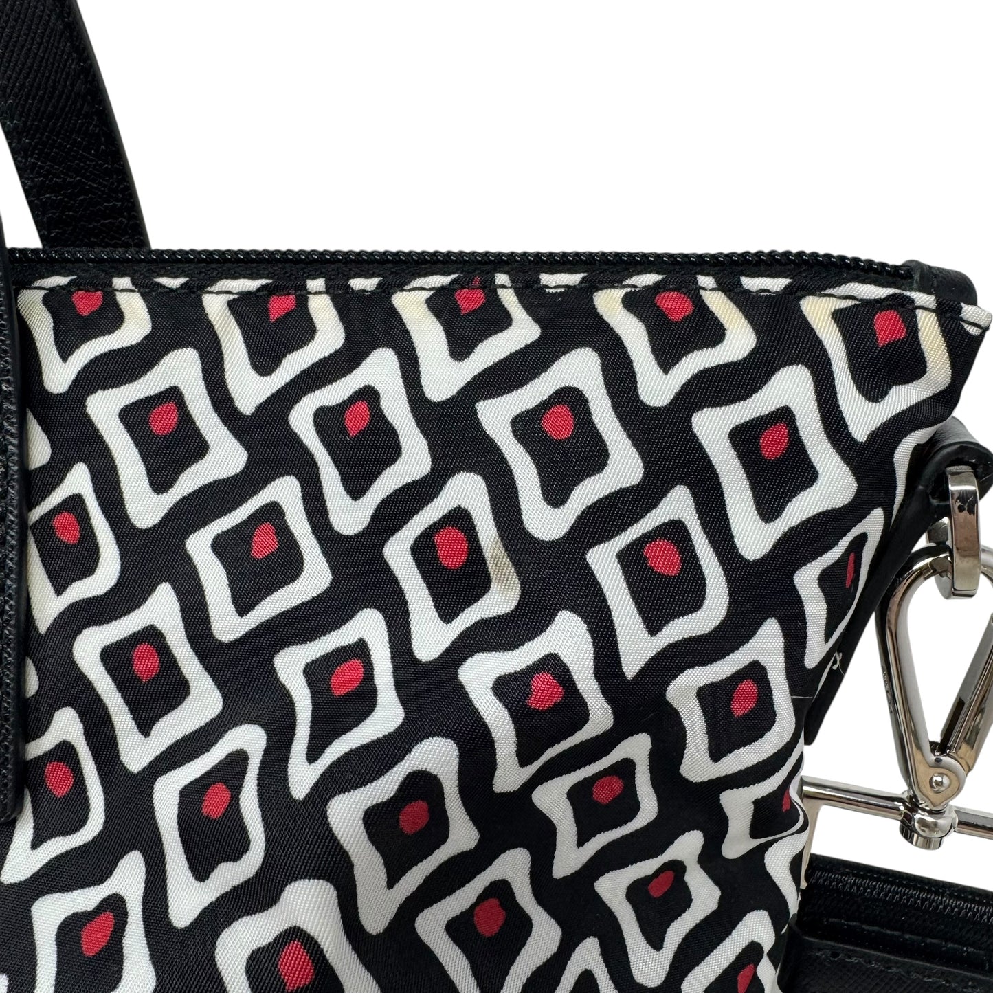 Tessuto Nylon Satchel Tote Luxury Designer By Prada, Size: Large