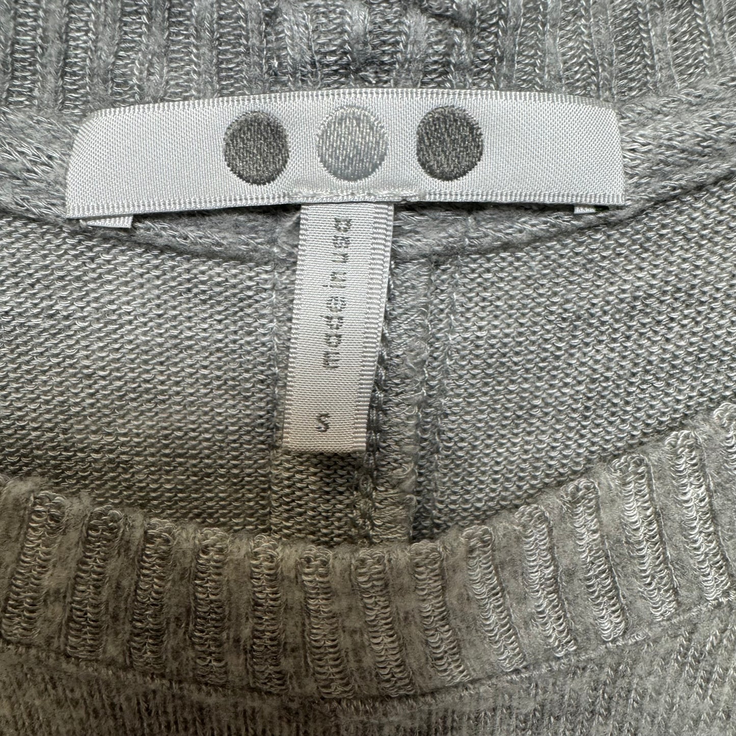 Dress Sweater By Three Dots In Grey, Size: S