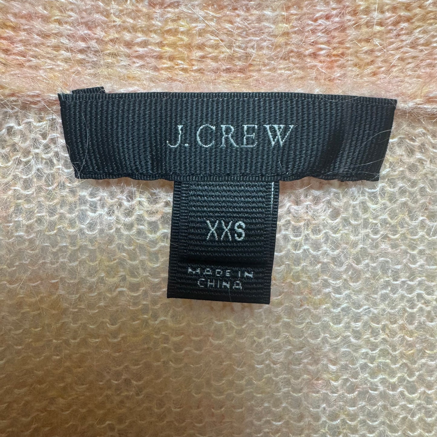 Sweater Cardigan By J. Crew In Peach, Size: Xxs