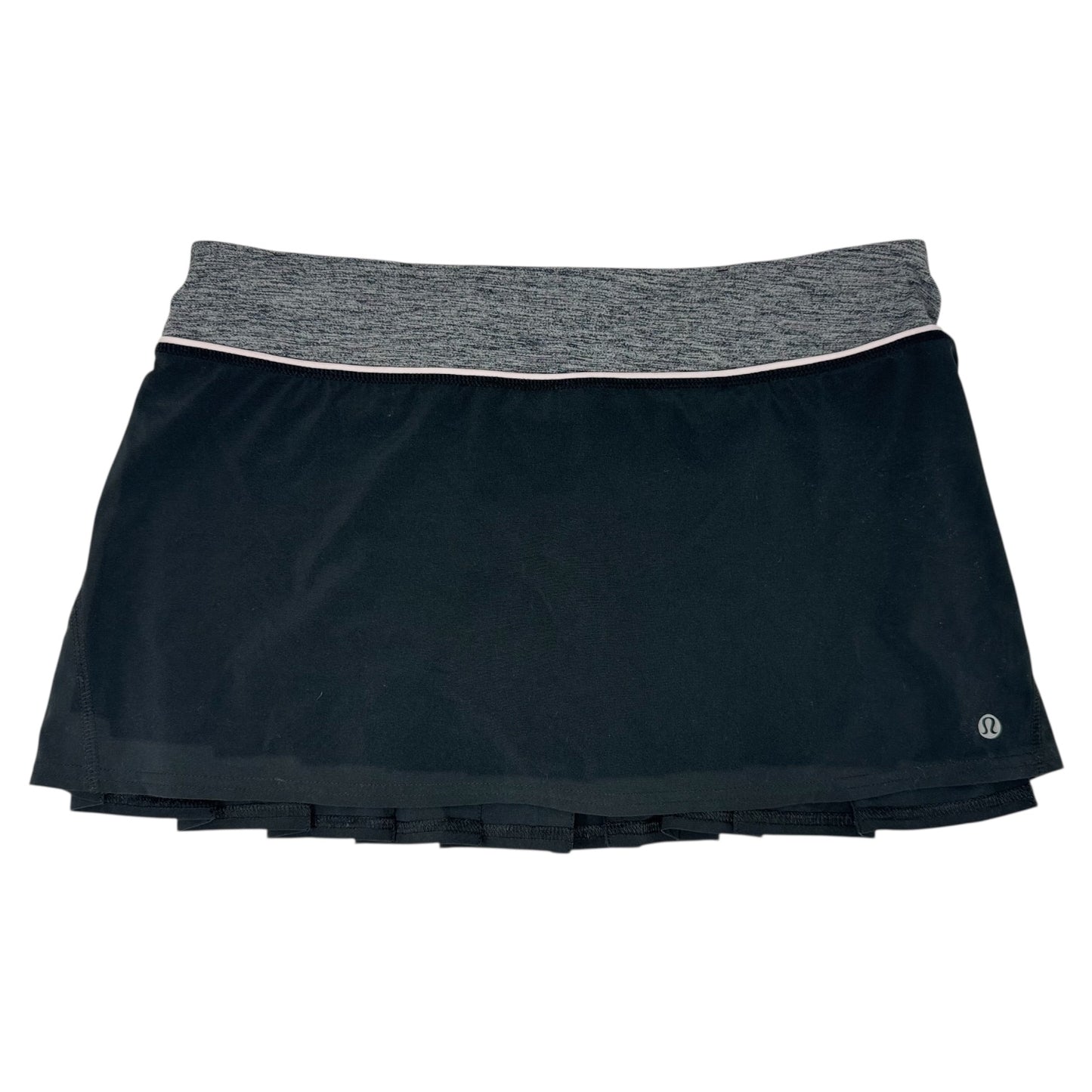 Athletic Skort By Lululemon In Black & Pink, Size: 8