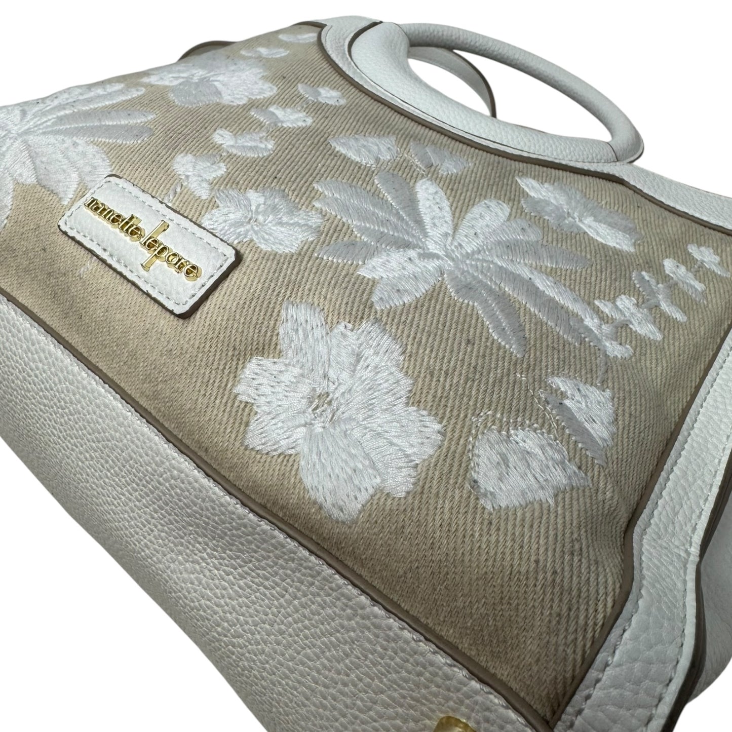 Shawna Embroidered Satchel By Nanette Lepore, Size: Medium