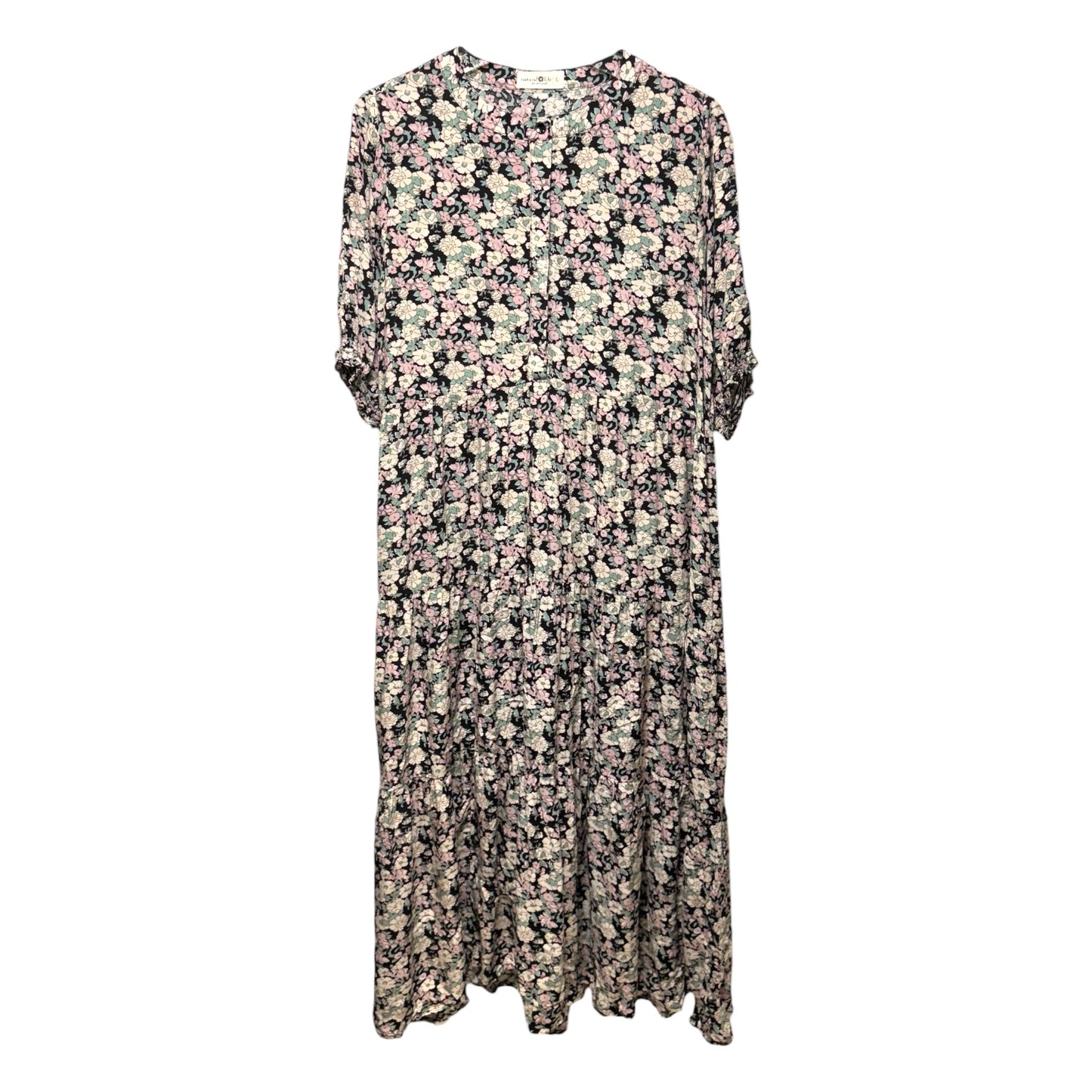 Dress Casual Maxi By Natural Life In Floral Print, Size: L