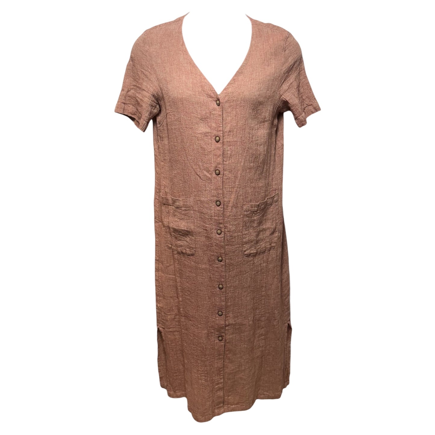 Dress Casual Maxi By Poetry In Peach, Size: 10