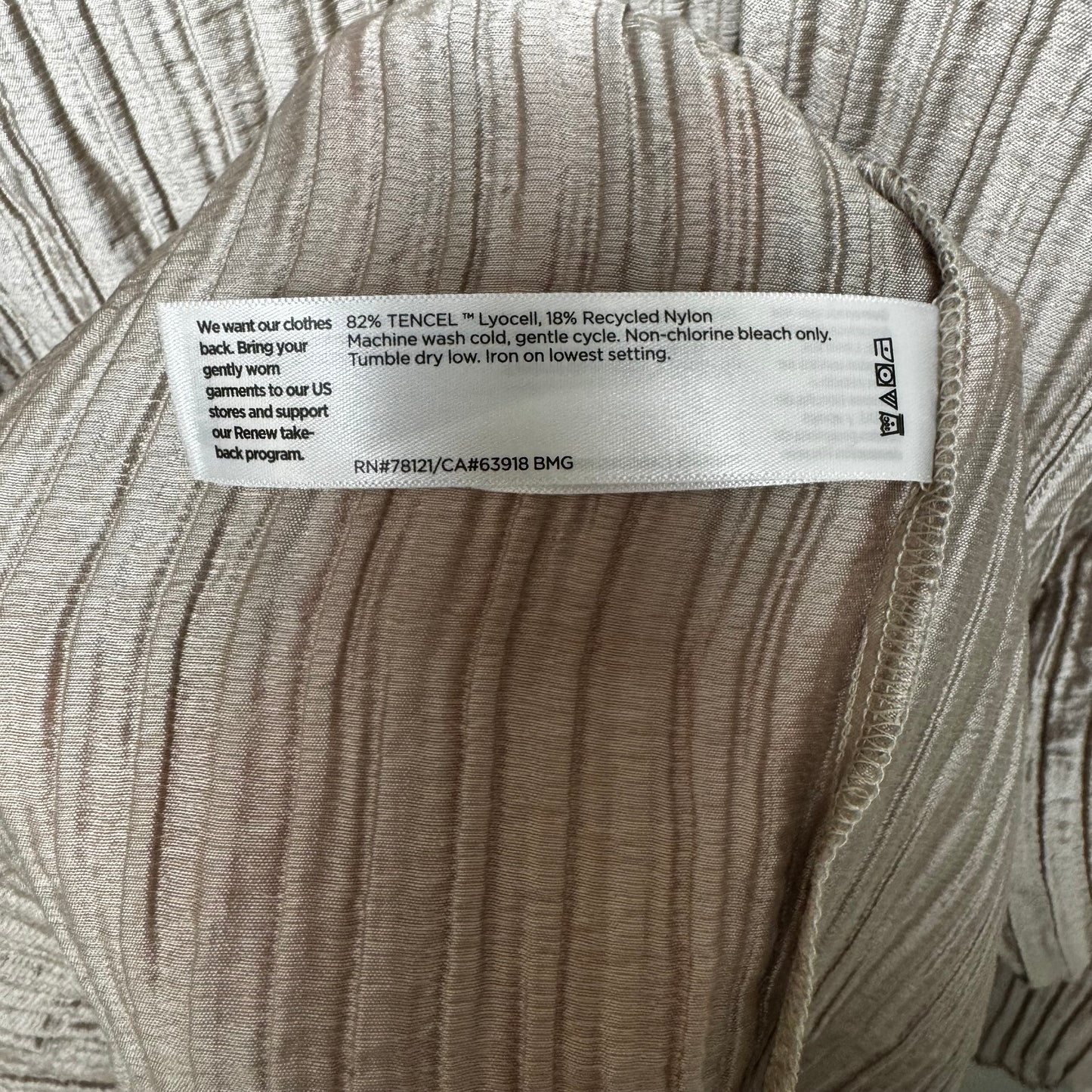 Cardigan By Eileen Fisher In Beige, Size: Xl