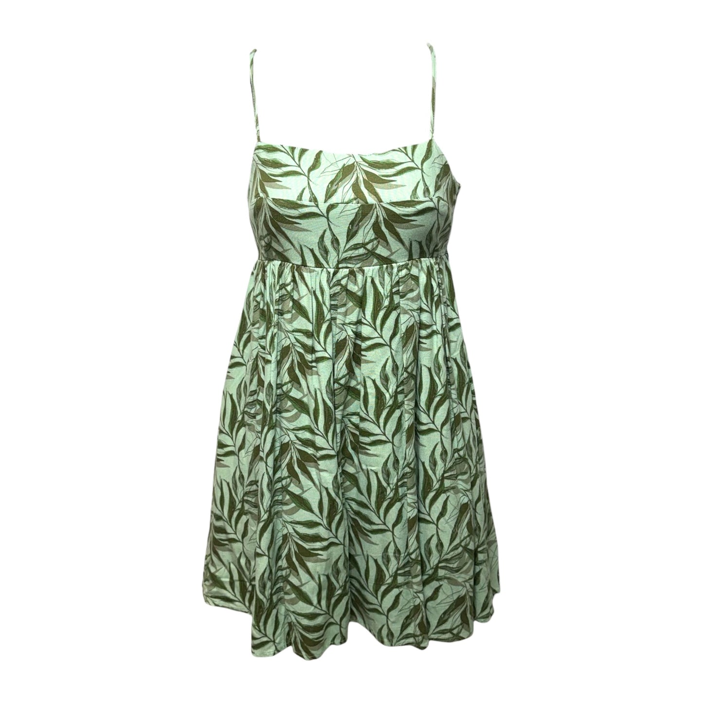 Alice Palm Print Mini Dress By Miami For Francesca’s In Green, Size: XS