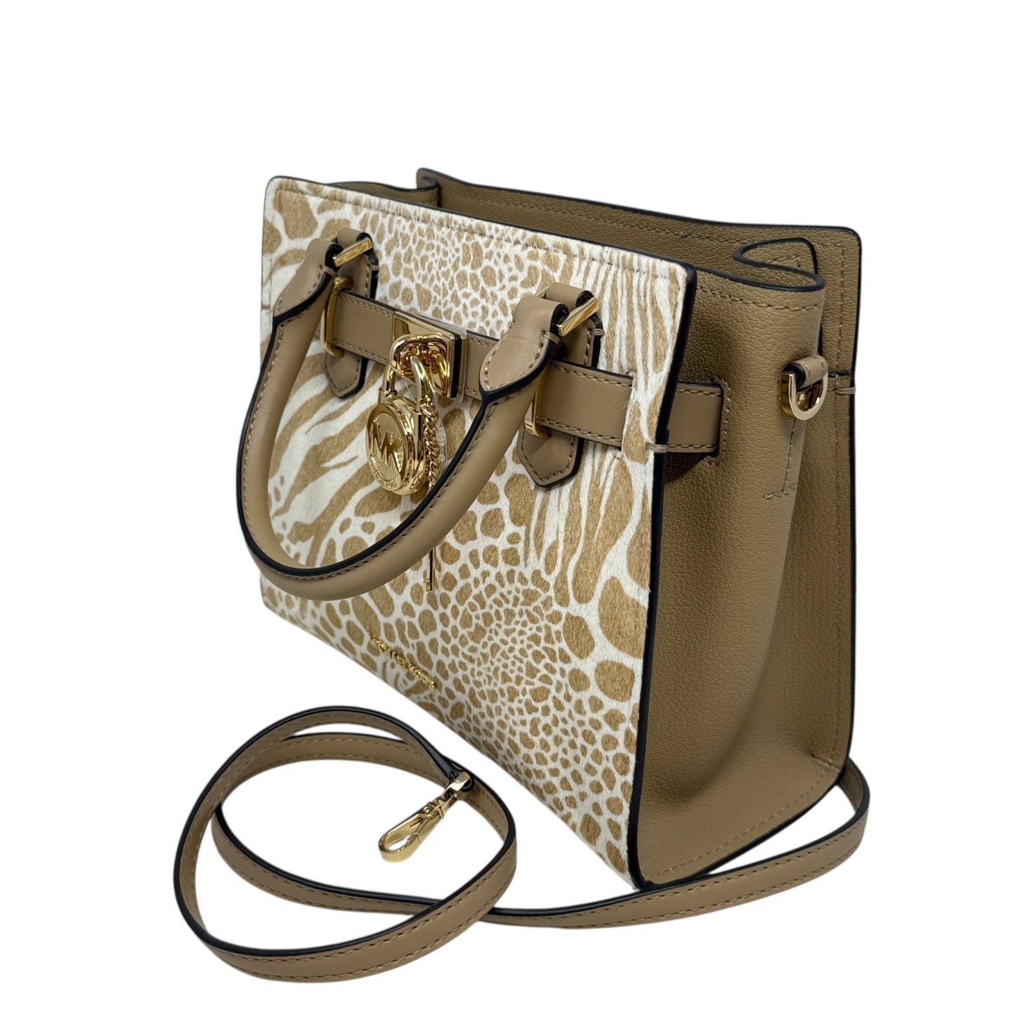Hamilton Leather & Haircalf Satchel By Michael By Michael Kors, Size: Small