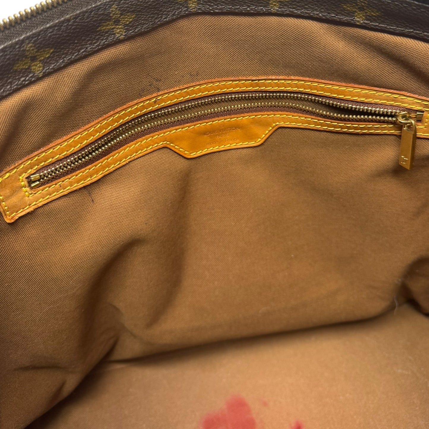 2002 Monogram Canvas Cabas Mezzo Tote Luxury Designer By Louis Vuitton, Size: Large