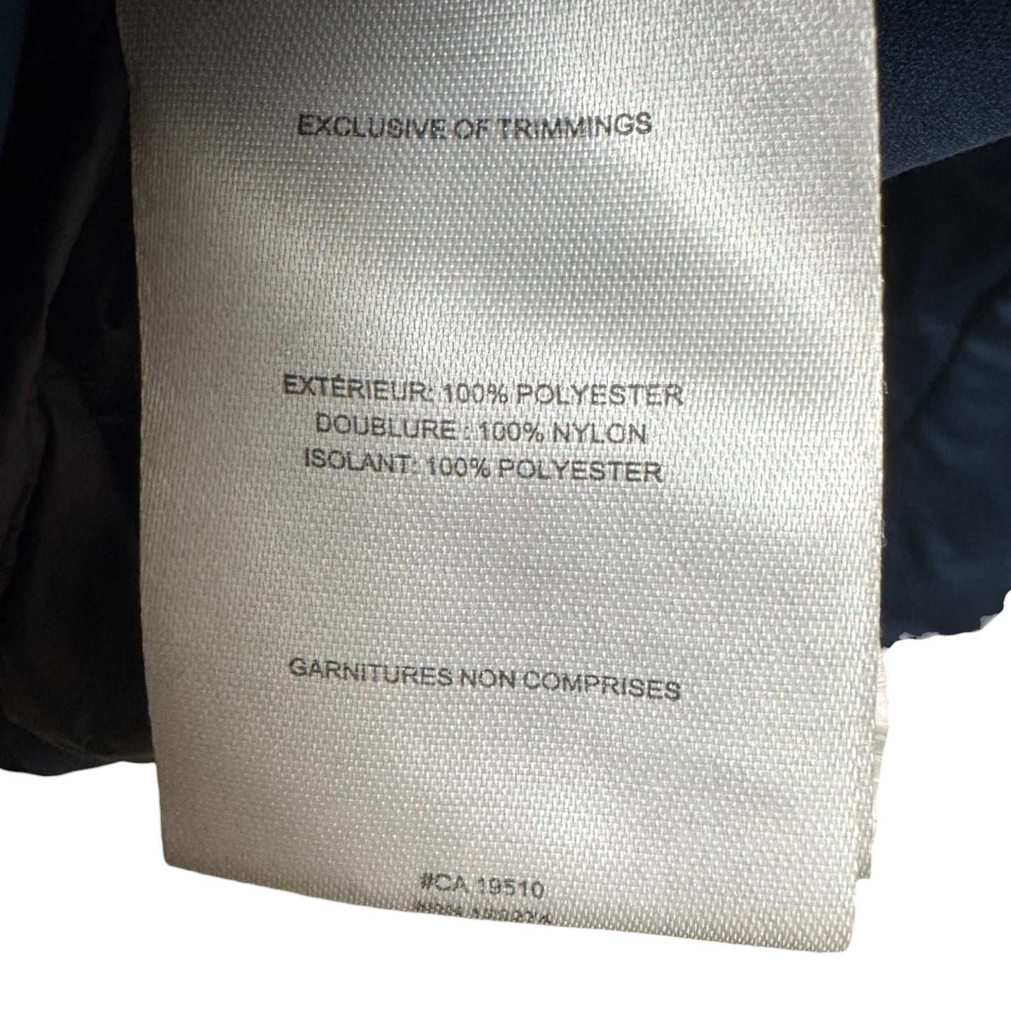 Jacket Puffer & Quilted By Lole In Navy, Size: S