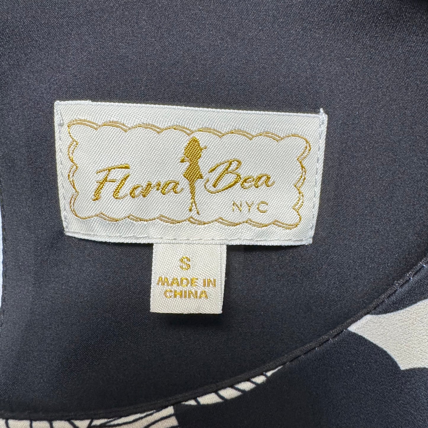 Ferris Dress By Flora Bea In Black & Cream, Size: S