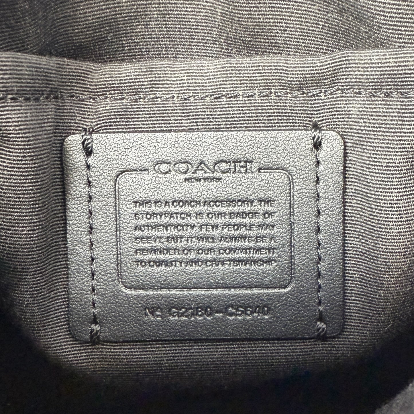 Track Small Flap Leather Crossbody Bag In Racer Blue Designer By Coach, Size: Small