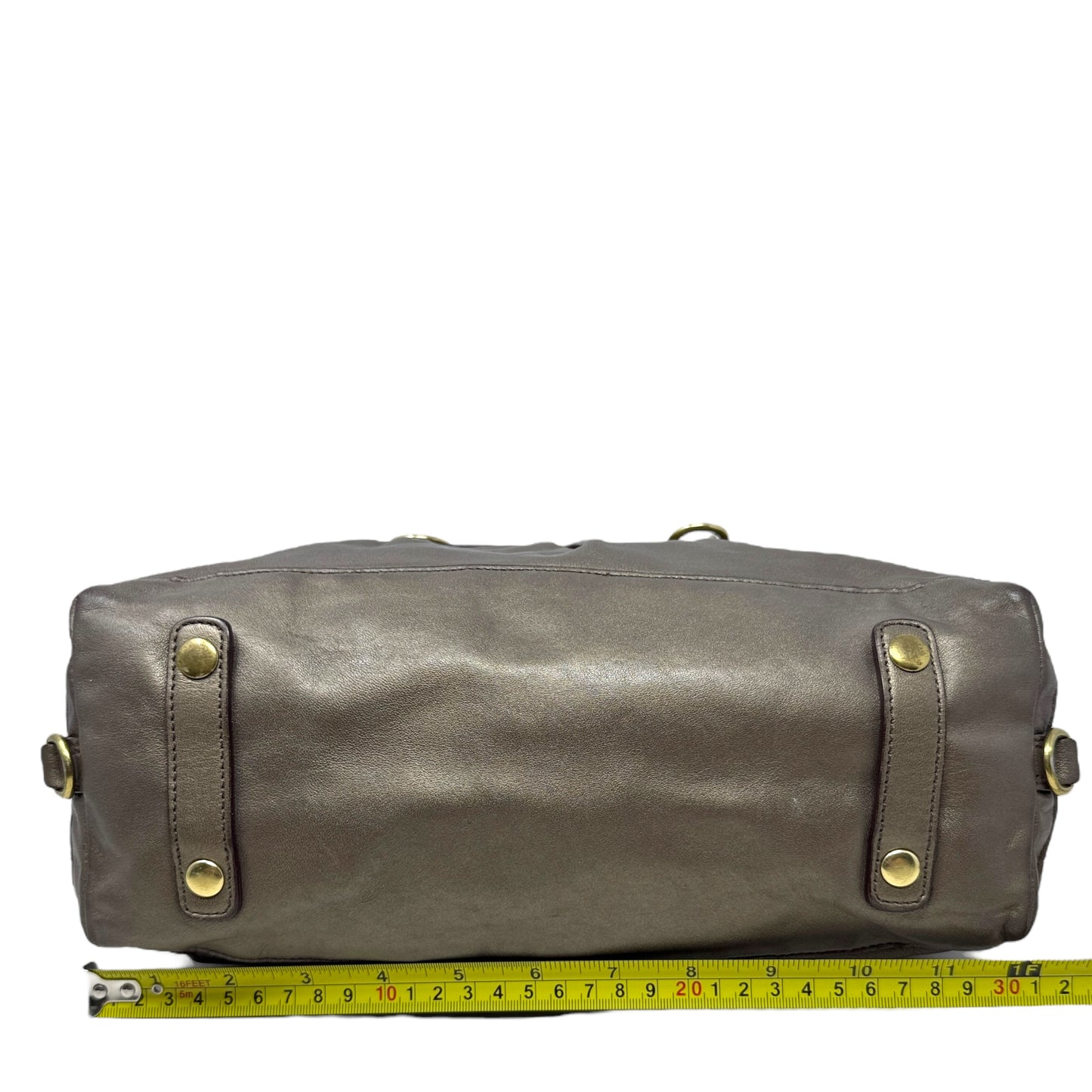 Ashley Leather Satchel Designer By Coach, Size: Medium