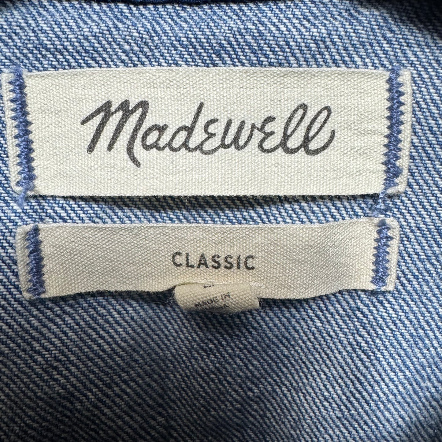 The Jean Jacket By Madewell In Blue Denim, Size: S