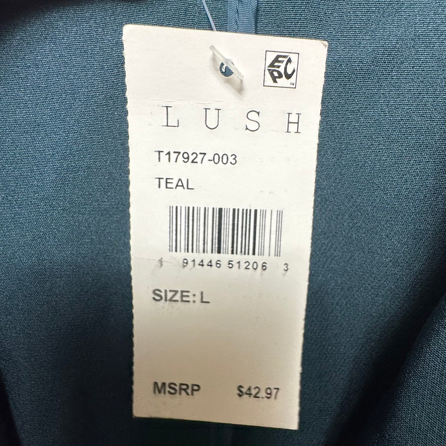 Blazer By Lush In Teal, Size: L