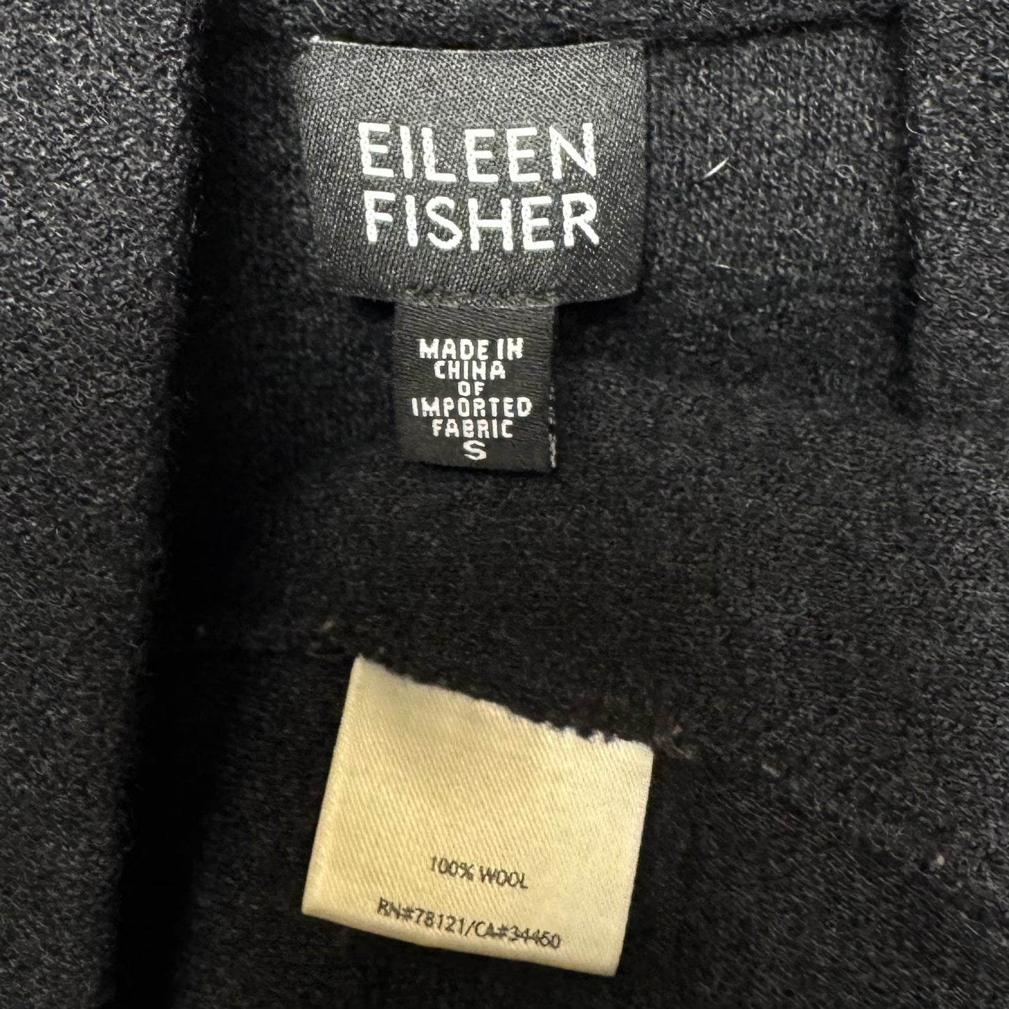 Wool Blazer By Eileen Fisher In Grey, Size: S