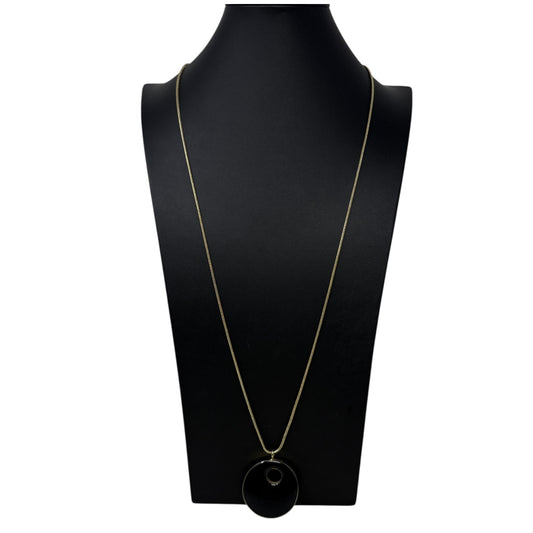 Long Circle Pendant Necklace By Chicos