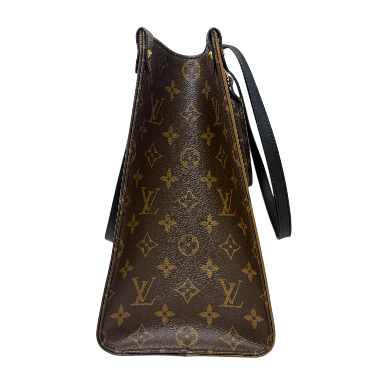 2022 On The Go Tote MM In Giant Monogram Canvas Luxury Designer By Louis Vuitton, Size: Medium