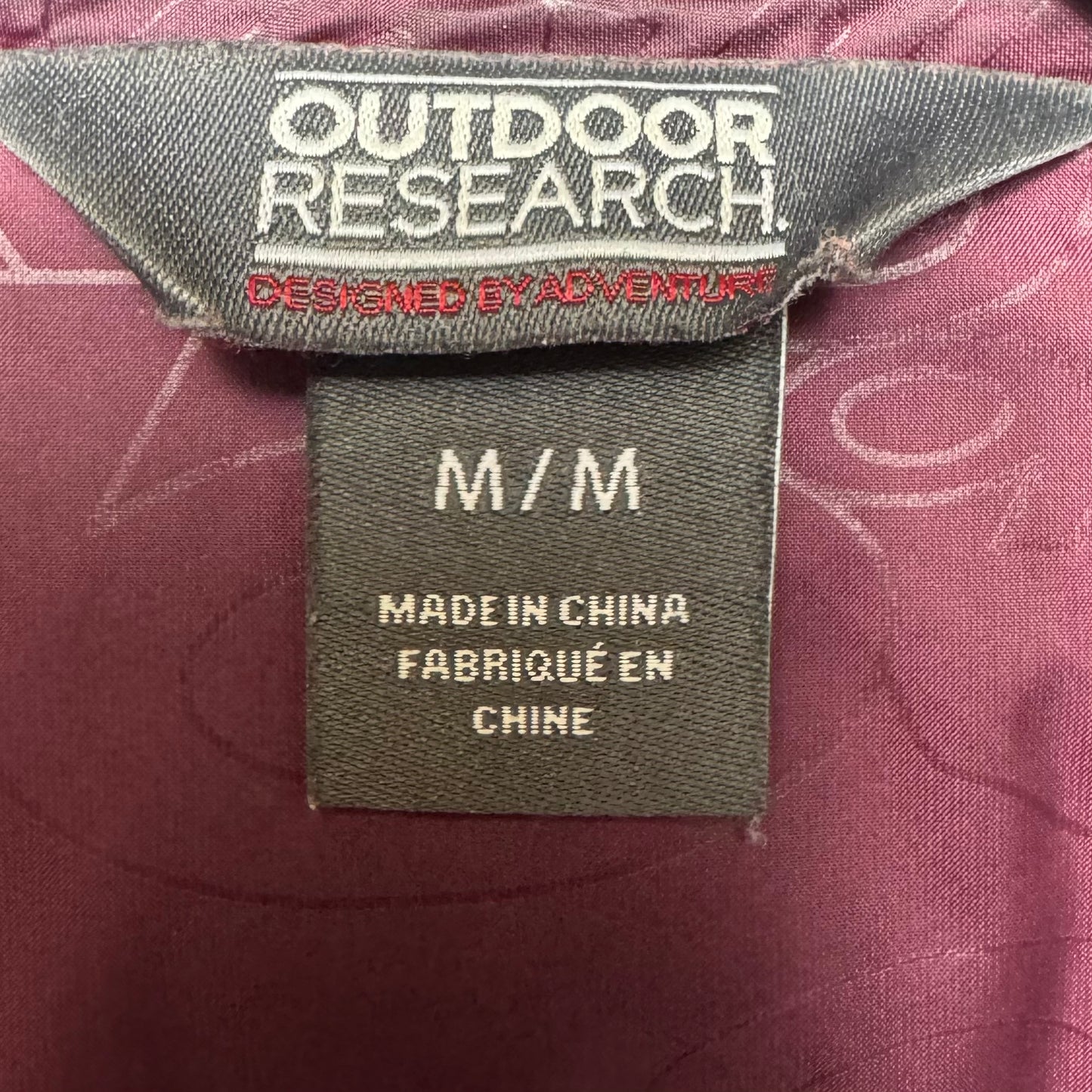 Plaza Down Quilted Hoody By Outdoor Research In Maroon, Size: M