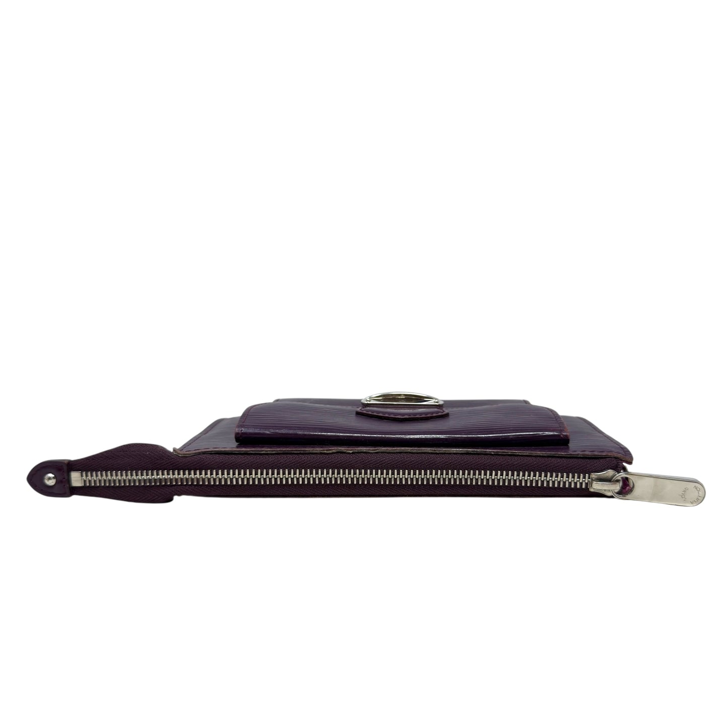 Astrid Wallet Luxury Designer By Louis Vuitton, In Cassis Epi Leather Size: Large