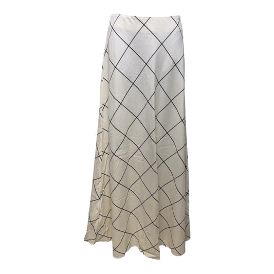 Branch Skirt By Staud In Ivory Windowpane, Size: 4