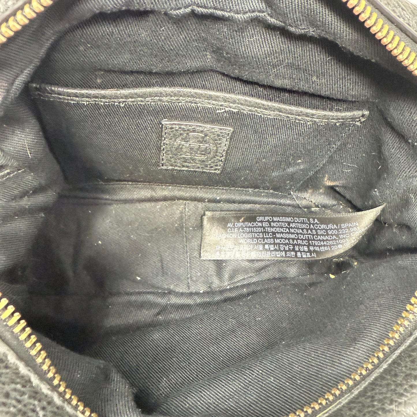 Nappa Leather Camera Bag By Mossimo Dutti, Size: Small