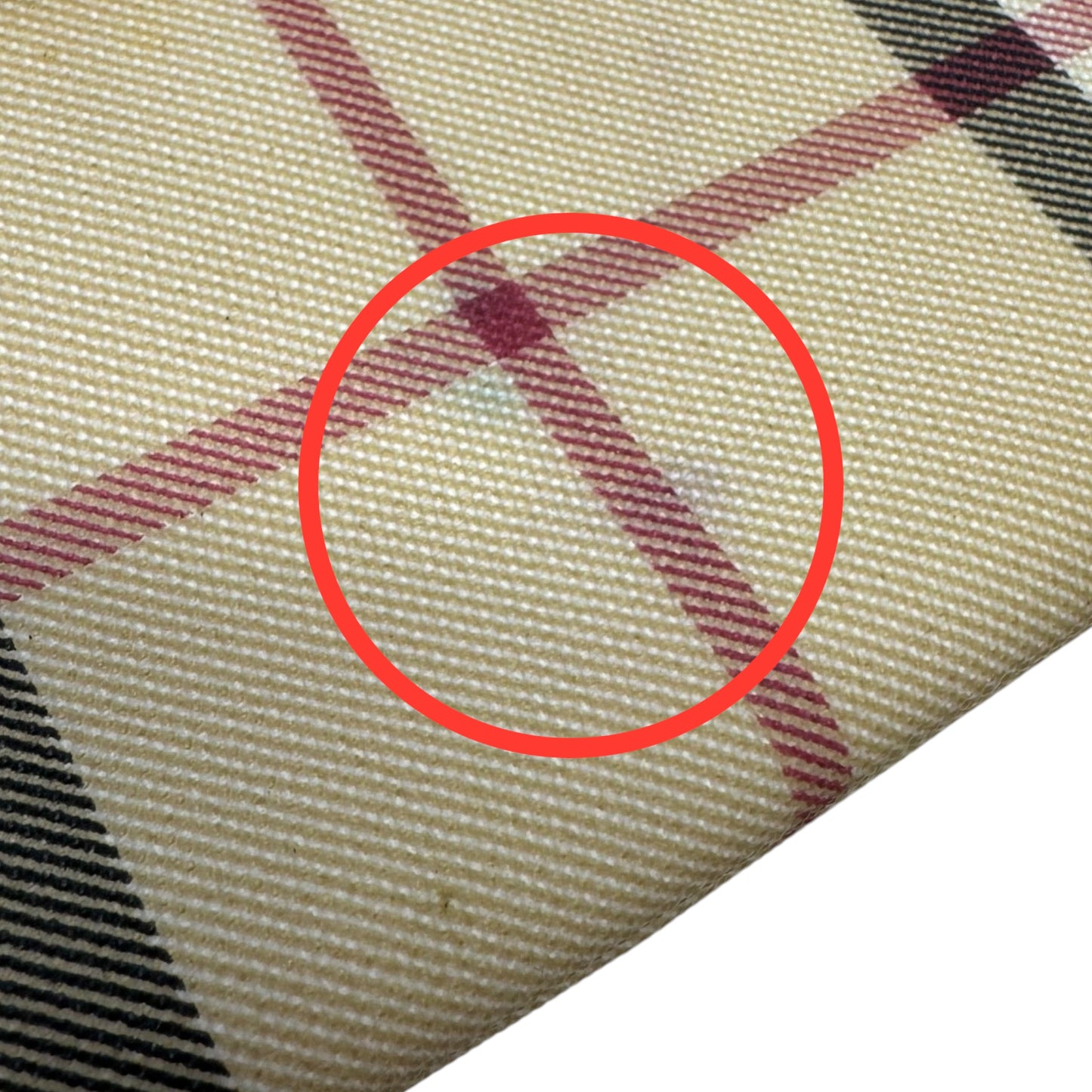 Nova Check Strap Coin Case Luxury Designer By Burberry, Size: Small