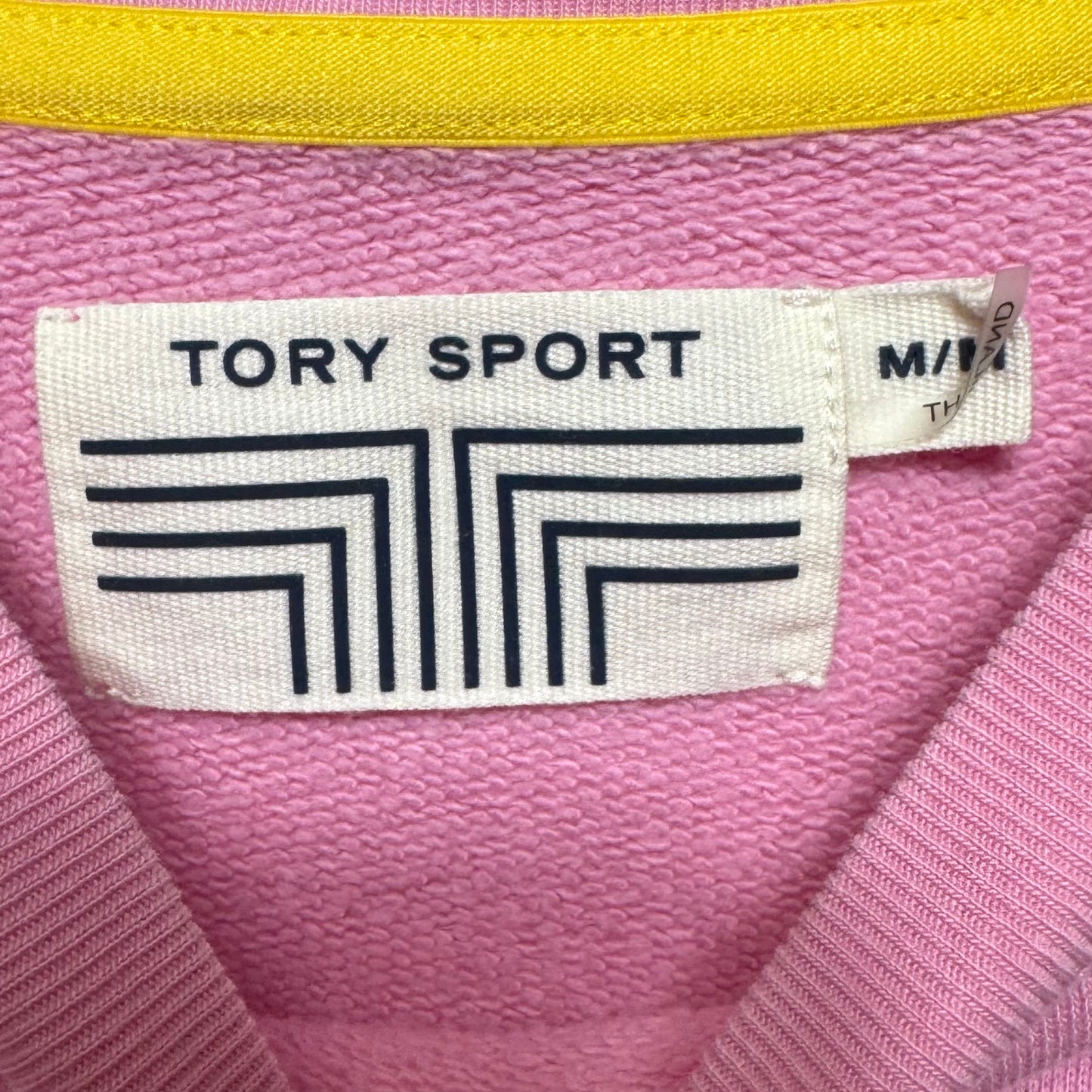 Little Grumps Sweatshirt Designer By Tory Sport by Tory Burch In Pink, Size: M