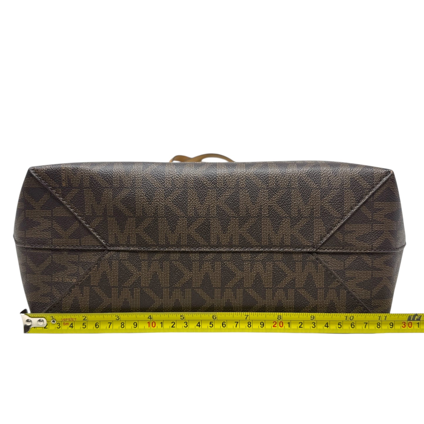 Hayley Signature Canvas Convertible Tote Designer By Michael Kors, Size: Large