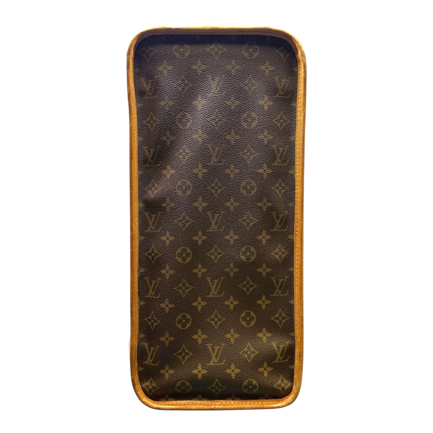 Vintage 2000 Pullman 60 Monogram Canvas & Vachetta Leather Suitcase Luxury Designer By Louis Vuitton, Size: Large