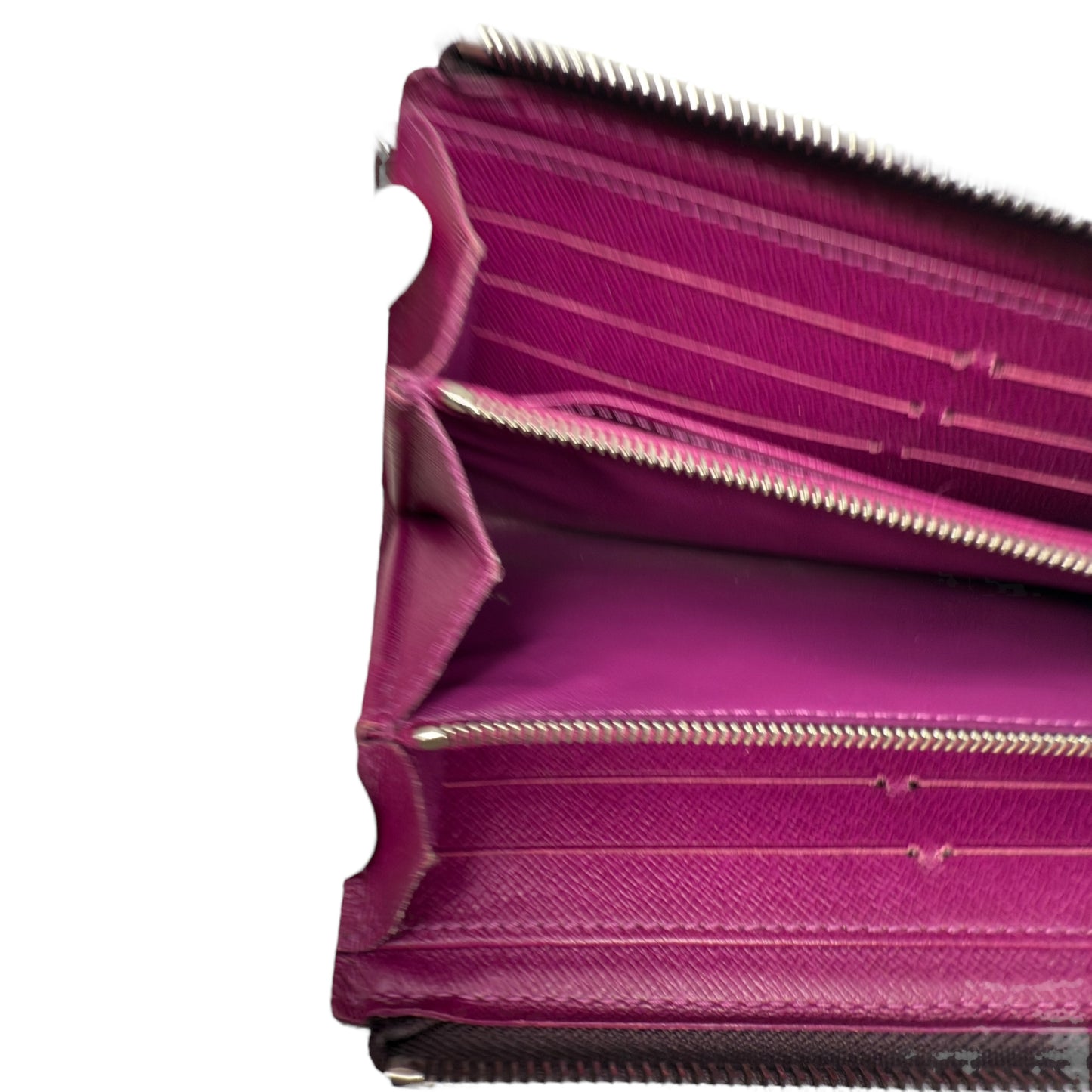 Astrid Wallet Luxury Designer By Louis Vuitton, In Cassis Epi Leather Size: Large