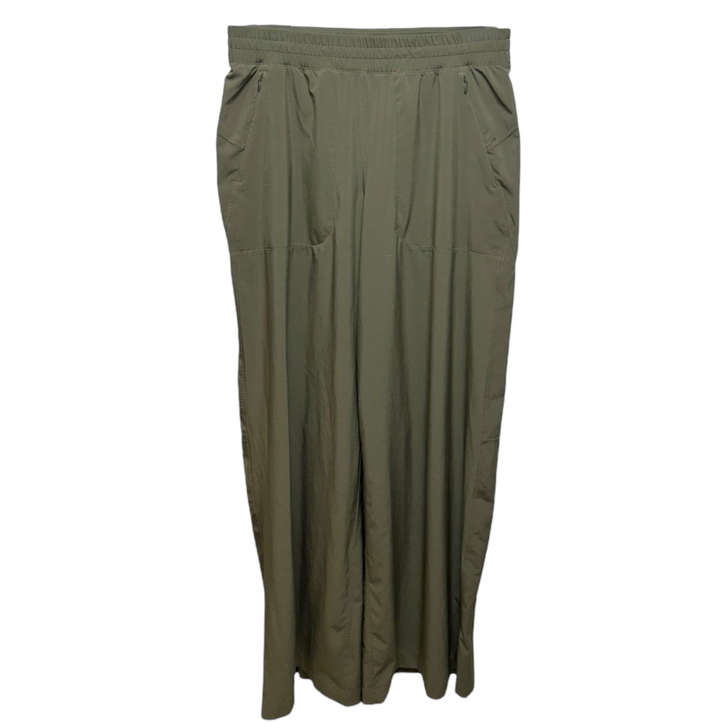 Swift Wide-Leg Mid-Rise Pant By Lululemon In Olive Green, Size: 10