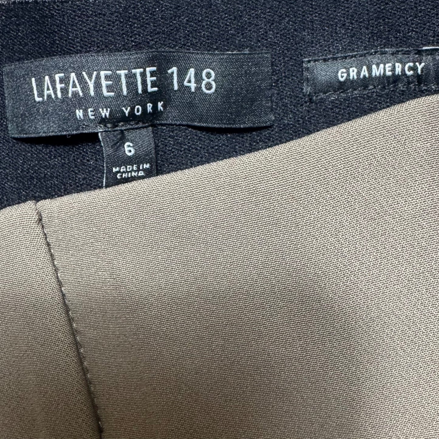 Gramercy Pants Designer By Lafayette 148 In Green, Size: 6