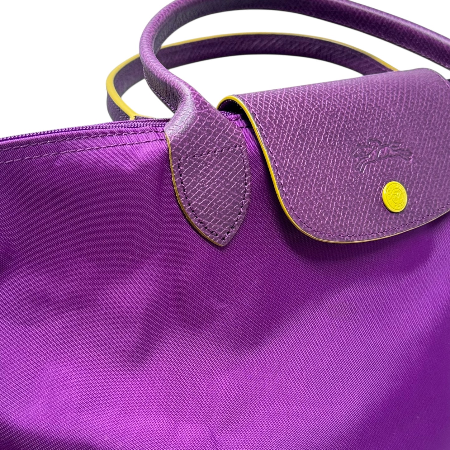 Le Pliage Type M Tote Designer By Longchamp, Size: Medium