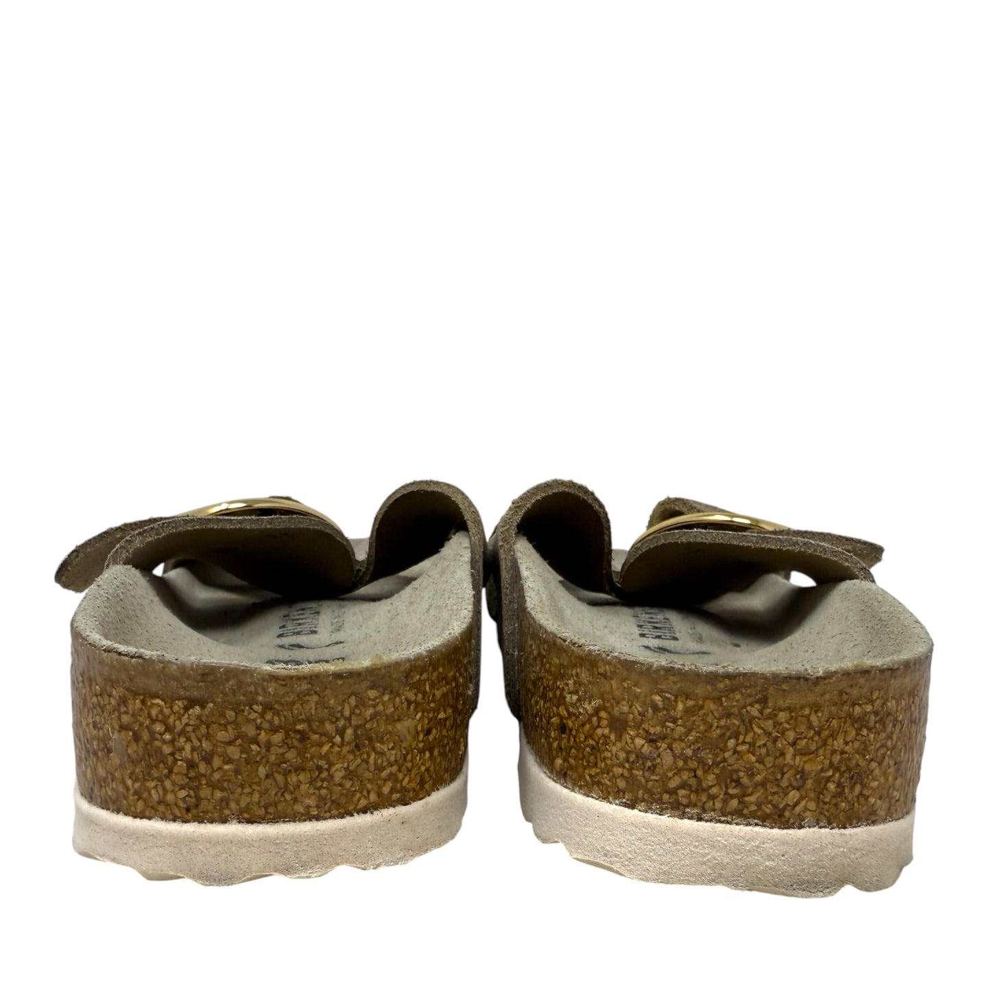 Siena Big Buckle Sandals By Birkenstock In Bronze, Size: 7