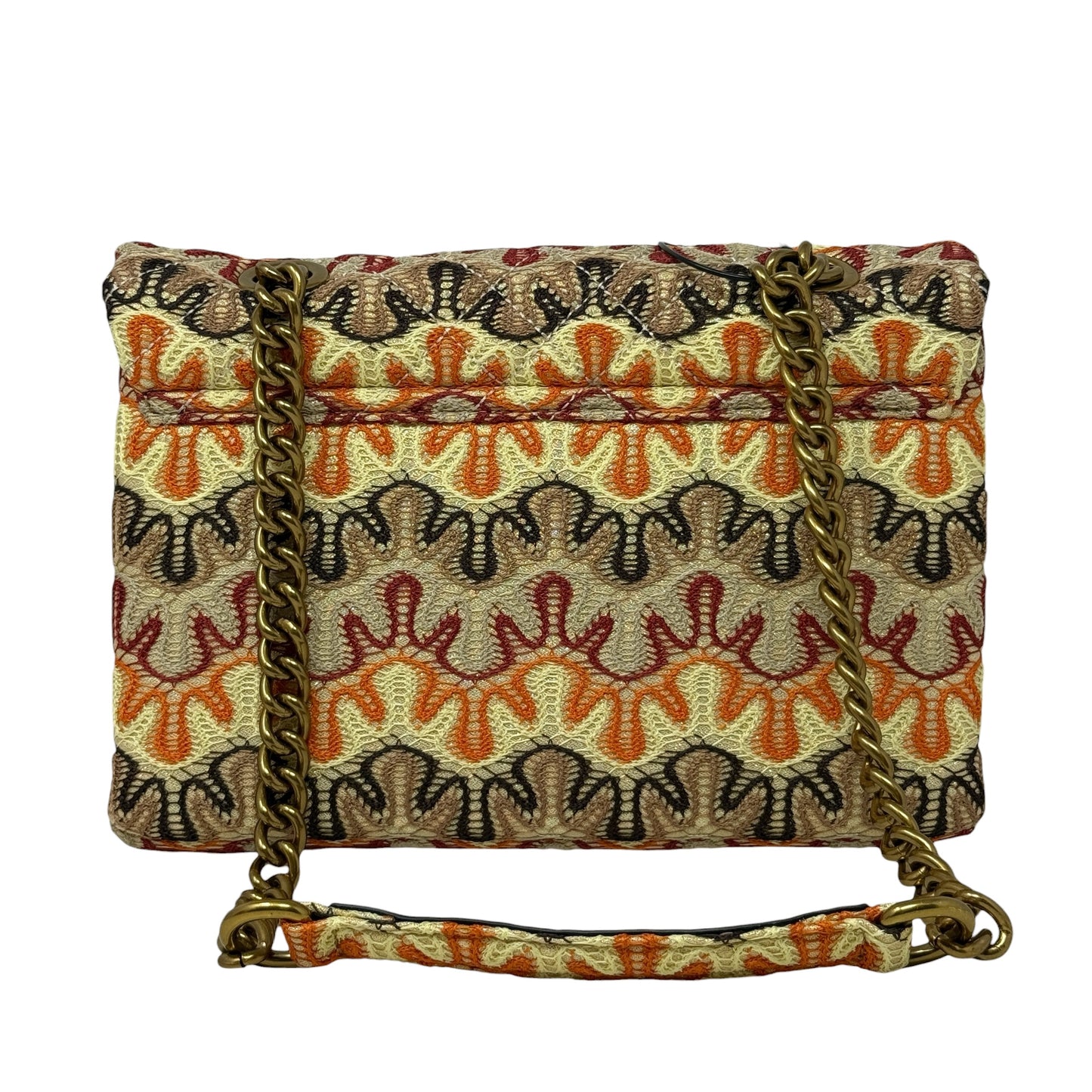 Brixton Embroidered Shoulder Bag Designer By Kurt Geiger, Size: Medium