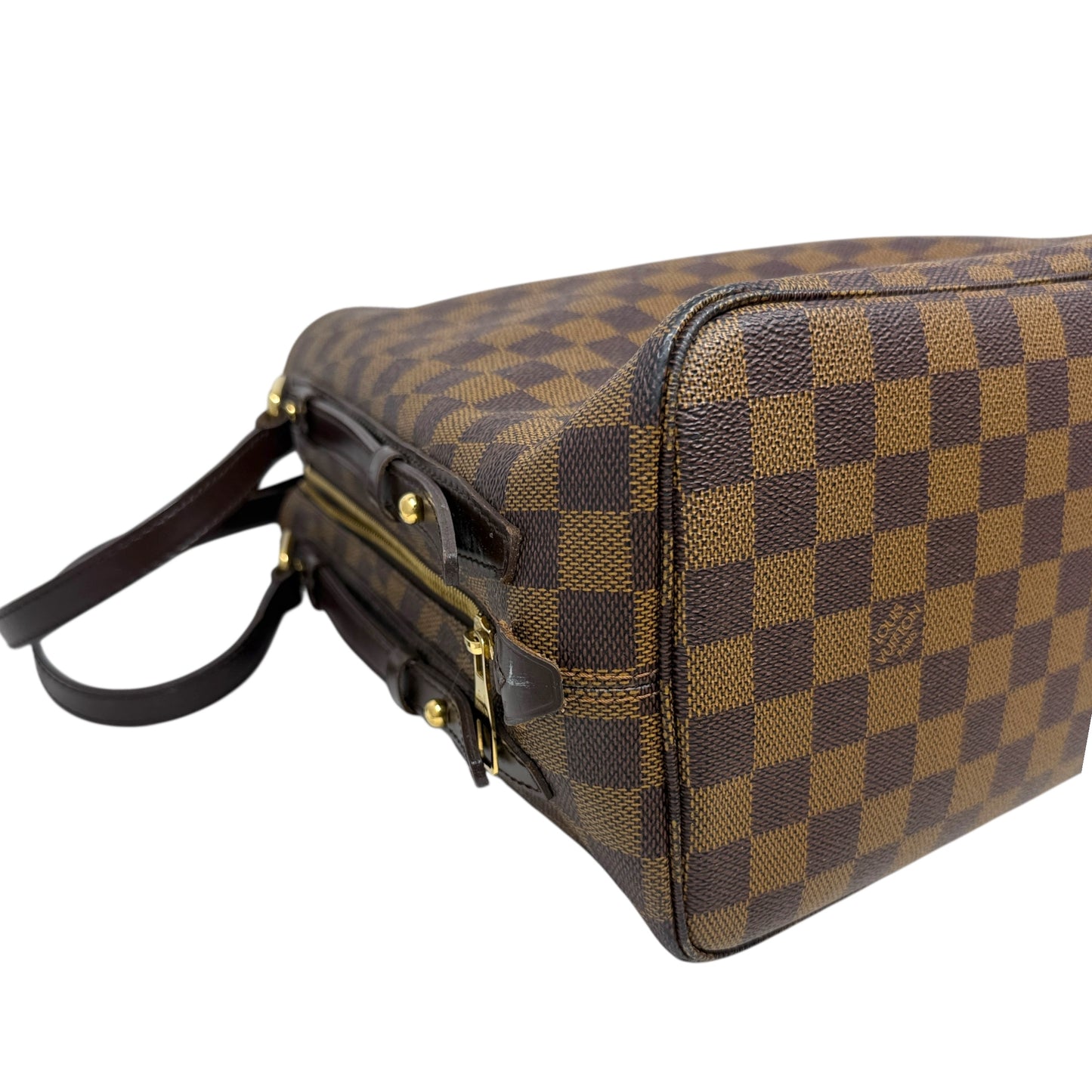Cabas Rivington Tote In Damier Ebene Canvas Luxury Designer By Louis Vuitton, Size: Large