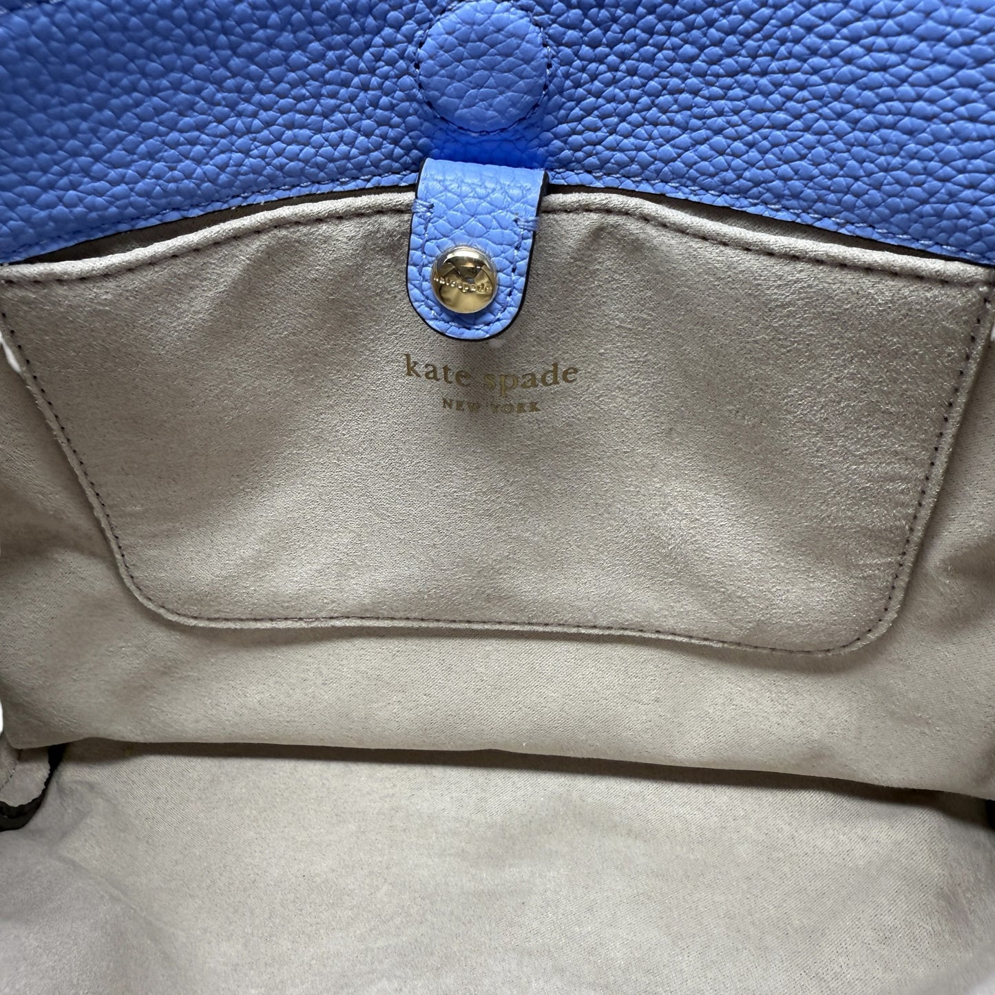 Knott Pebbled Leather Crossbody Tote Designer By Kate Spade, Size: Medium