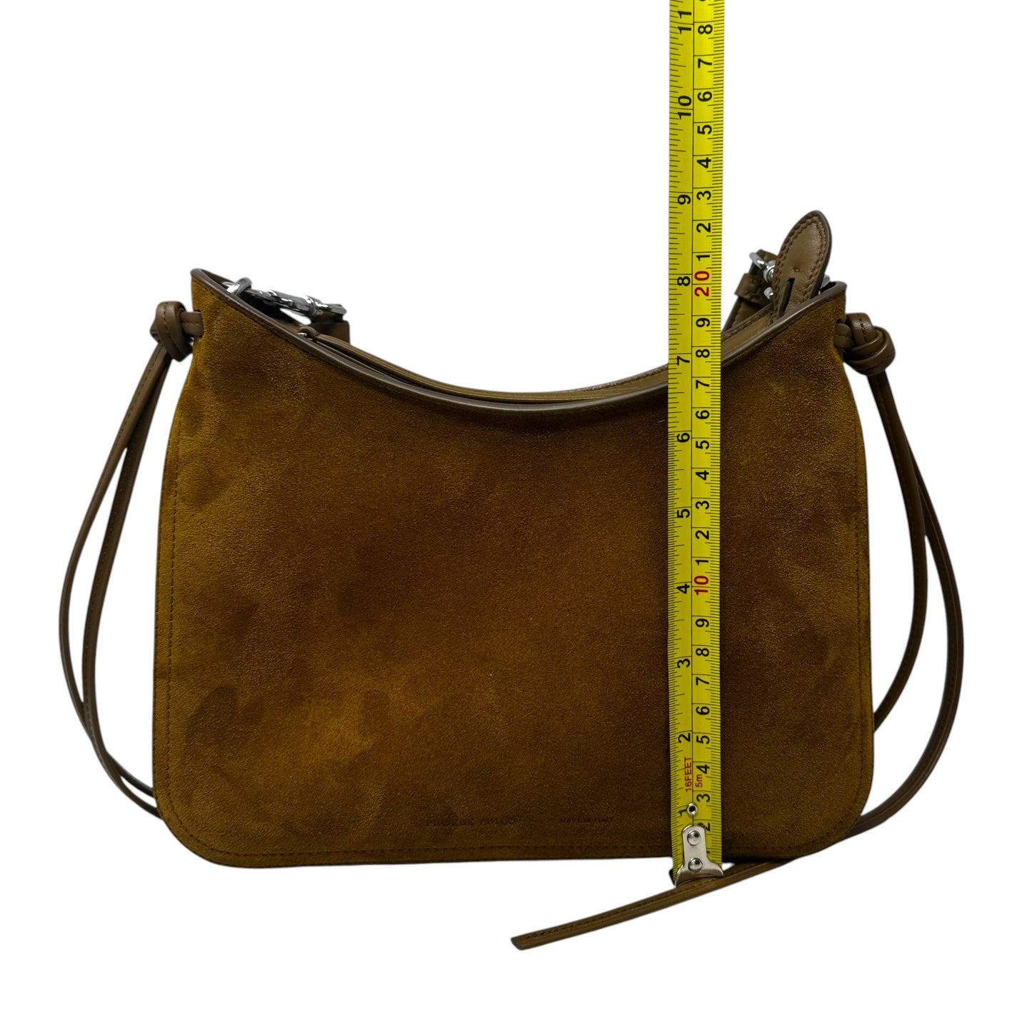 The Small Gig Bag By Phoebe Philo in Toffee Suede, Size: Medium