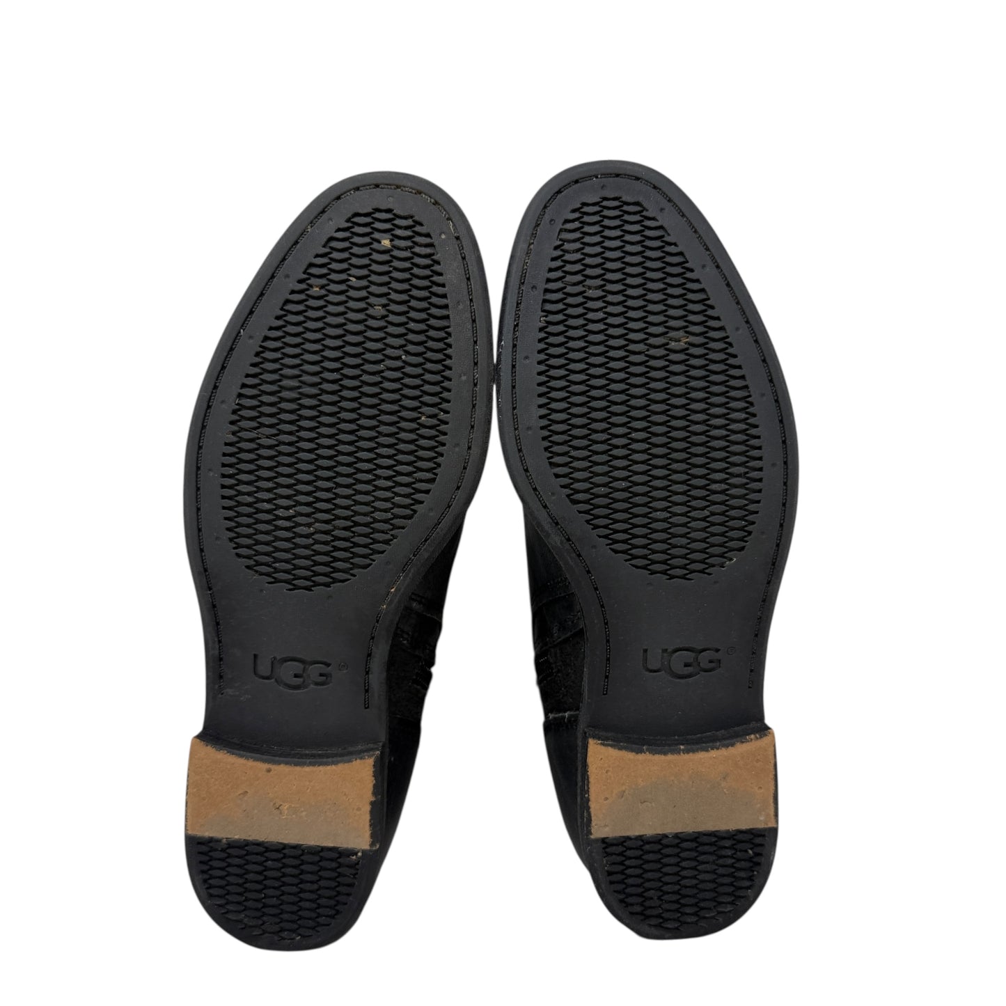 Demi Ankle Boots Designer By Ugg In Black, Size: 5