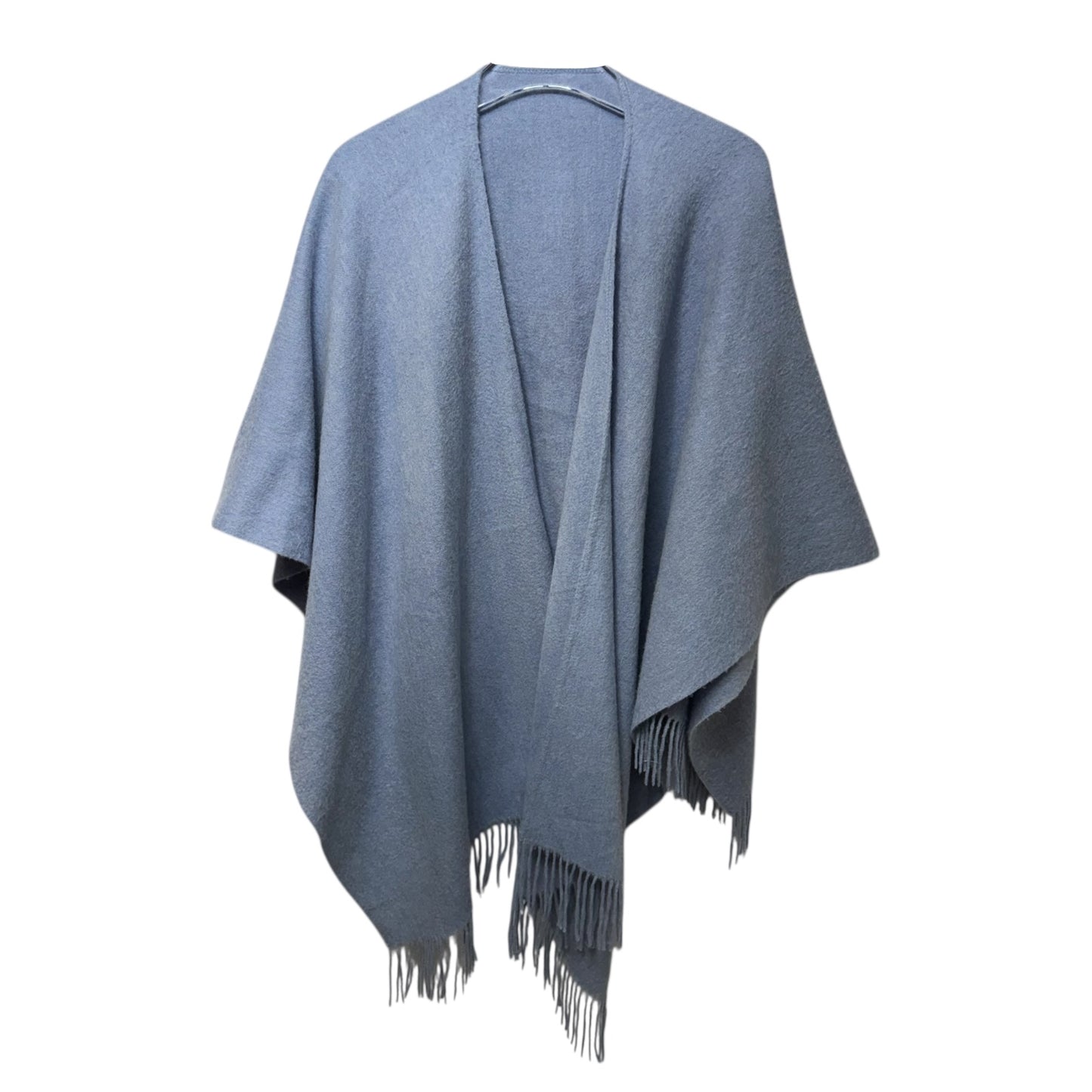 Wool Shawl Unbranded In Blue, Size: Osfm