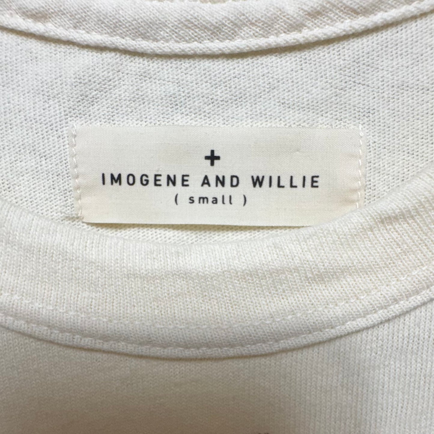 The "Heart" Tee By Imogene and Willie In Cream & Red, Size: S