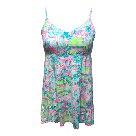 Adelia Tennis Dress Designer By Luxletic Lilly Pulitzer In Multi Perfect Match, Size: L