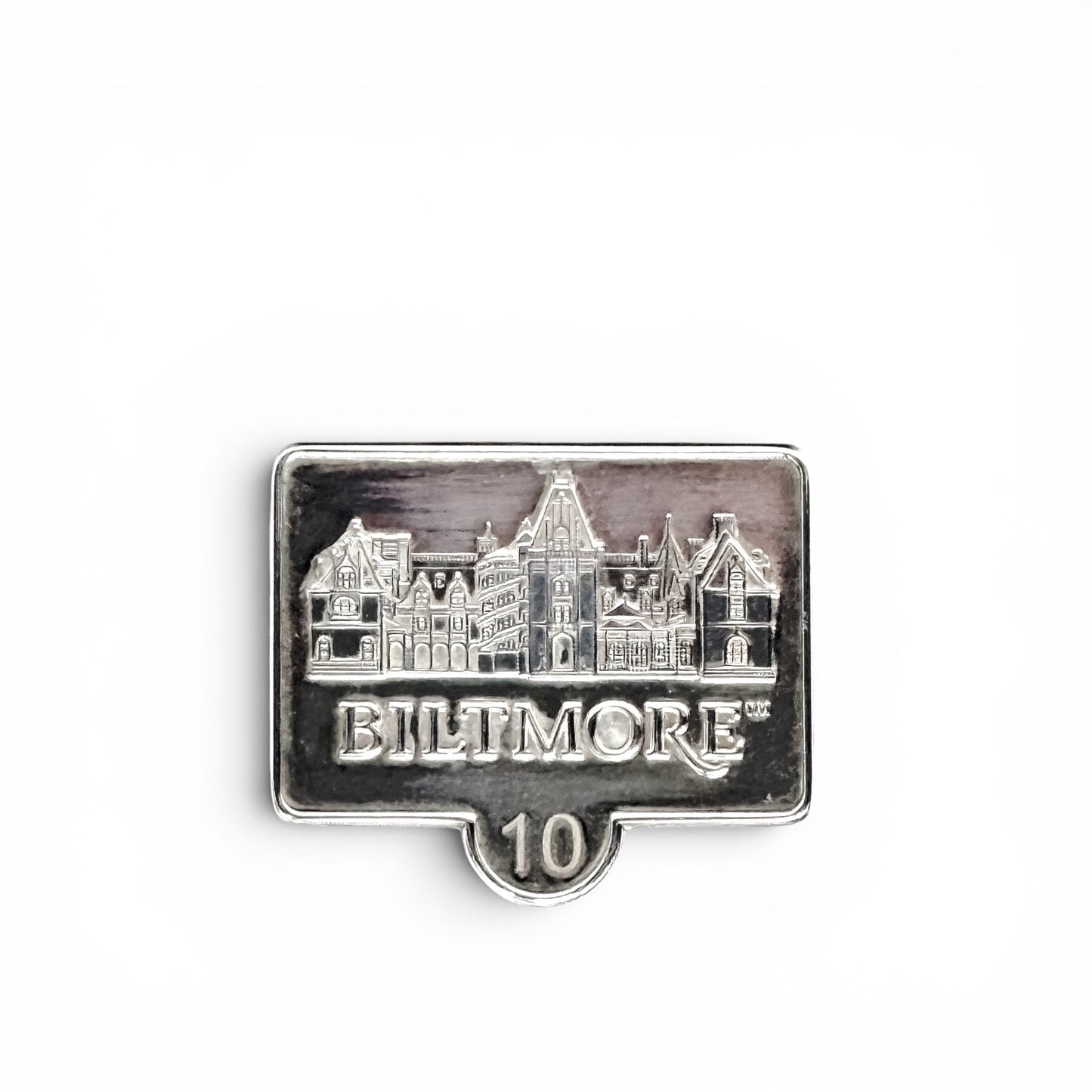 Sterling Silver Biltmore 10 Year Service Recognition Pin By JC