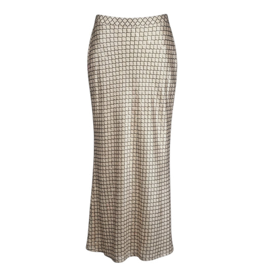 Phoenix Skirt By SNDYS In Cream Geo Print, Size: XS