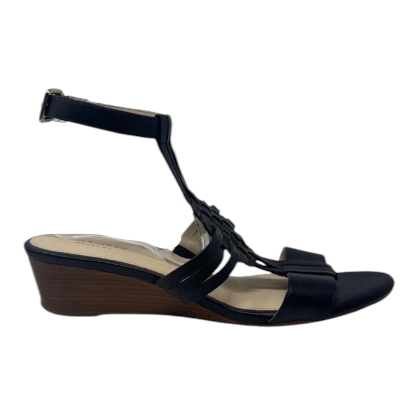 Sandals Heels Wedge By Cole-haan In Black, Size: 8