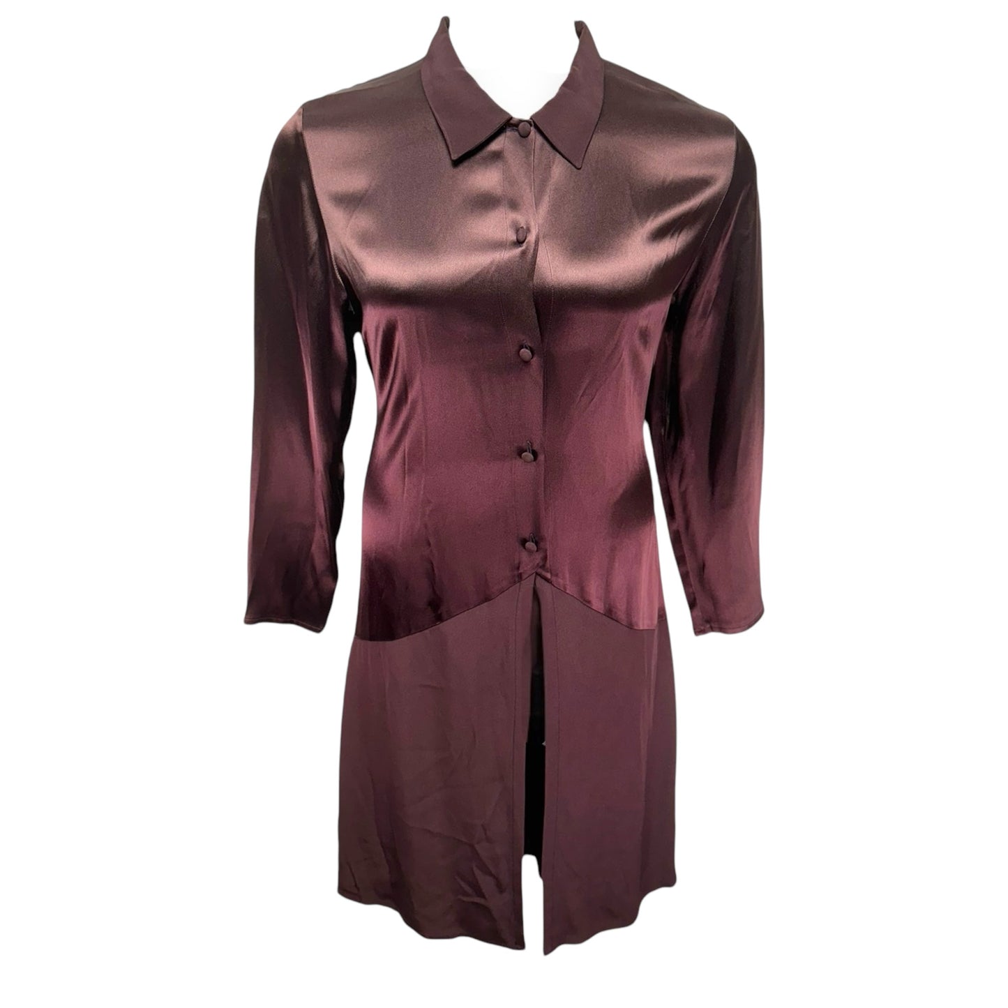 Tunic Long Sleeve By lilith In Maroon, Size: M